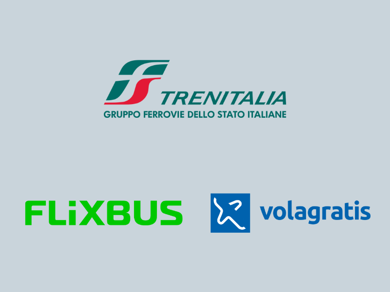 Acquisto biglietti: Trenitalia, Flixbus, Volagratis